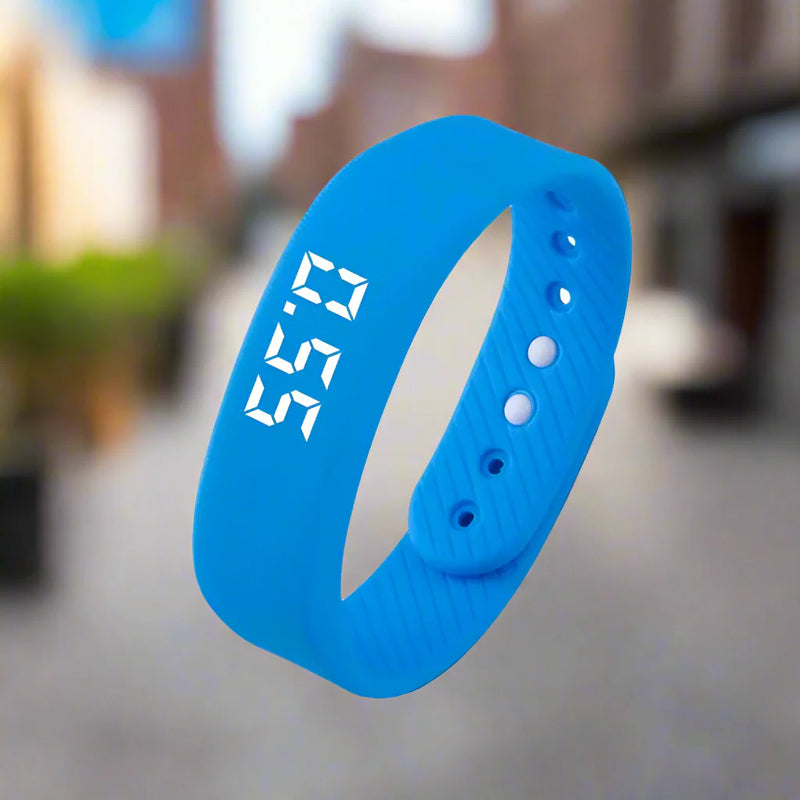 SmartPursue™ LED Digital Smart Bracelet Smart bracelet Light Slate Gray Blue