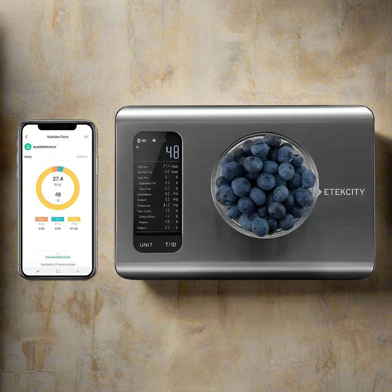 SmartPursue™ Food Scale Smart Nutrition Scale - Limited Stock Kitchen Scale Gray Light Grey Smart