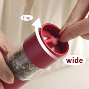 SmartPursue™ USB Rechargeable Salt and Pepper Grinder Spice Grinders Gray Cream White,Red