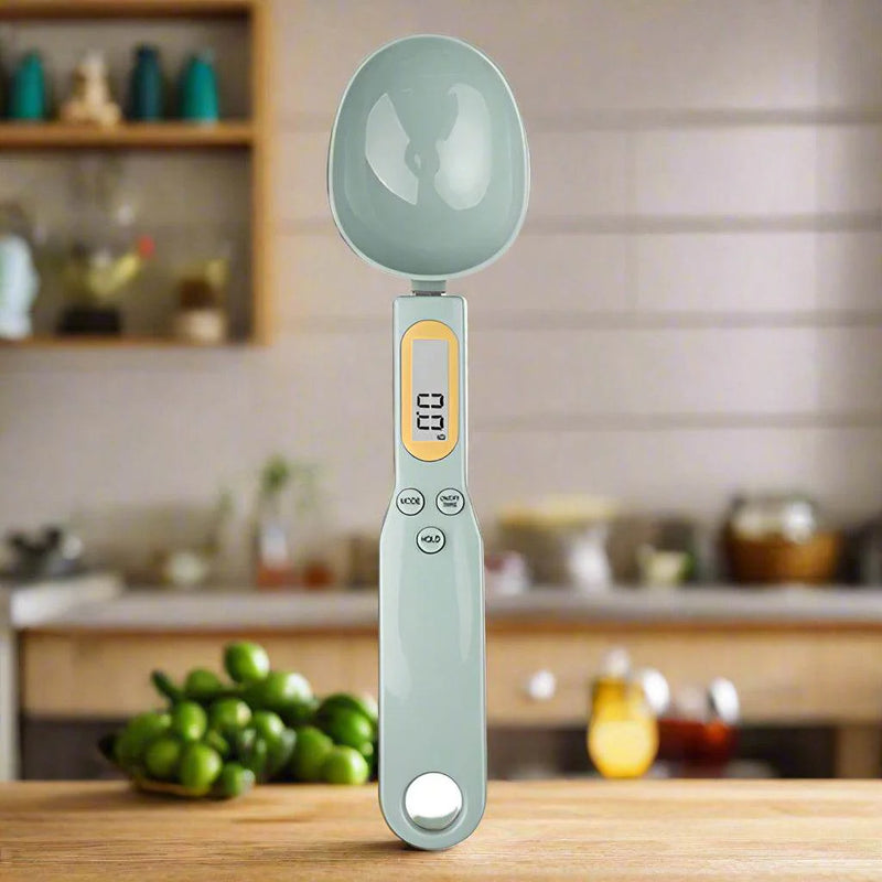 SmartPursue™ Mini Digital Spoon Scale – Precision Measuring Spoon Scale Dark Gray Light green / 1Kg