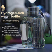 SmartPursue™ Portable Hydrogen Water Bottle 1.5L Rich Molecular Hydrogen Water Bottle Black Pink,Green,Grey,white,Blue,Light Green