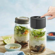 SmartPursue™ Vacuum Sealing Machine Mason Jar Vacuum Sealer Electric Vacuum Sealing Machine Kit Lavender Black,White