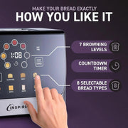 SmartPursue™ Touch Screen Smart Toaster Toaster Dark Slate Gray United States