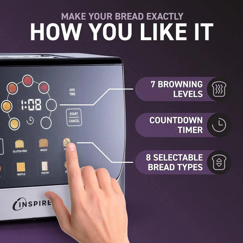 SmartPursue™ Touch Screen Smart Toaster Toaster Dark Slate Gray United States