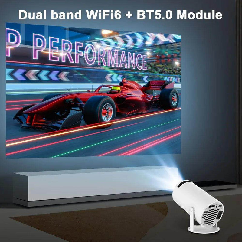 SmartPursue™ Portable 4K Projector - Home Cinema Outdoor Projetor Video Projector Dark Slate Gray Gray / US,Gray / EU,Gray / UK,White / US,White / EU,White / UK
