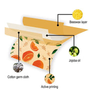 SmartPursue™ Eco-Friendly Reusable Food Wraps beeswax food wraps White Smoke 1 Set 3 sizes No.012,1 Set 3 sizes No.011,1 Set 3 sizes No.010,1 Set 3 sizes No.009,1 Set 3 sizes No.008,1 Set 3 sizes No.007,1 Set 3 sizes No.006,1 Set 3 sizes No.005,1 Set 3 sizes No.004,1 Set 3 sizes No.003,1 Set 3 sizes No.002,1 Set 3 sizes No.001,1 S