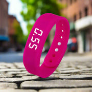 SmartPursue™ LED Digital Smart Bracelet Smart bracelet Maroon Pink