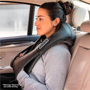 SmartPursue™ Heated Shiatsu Back and Neck Massager Massagers Light Gray Black / US Plug,Black / EU Plug