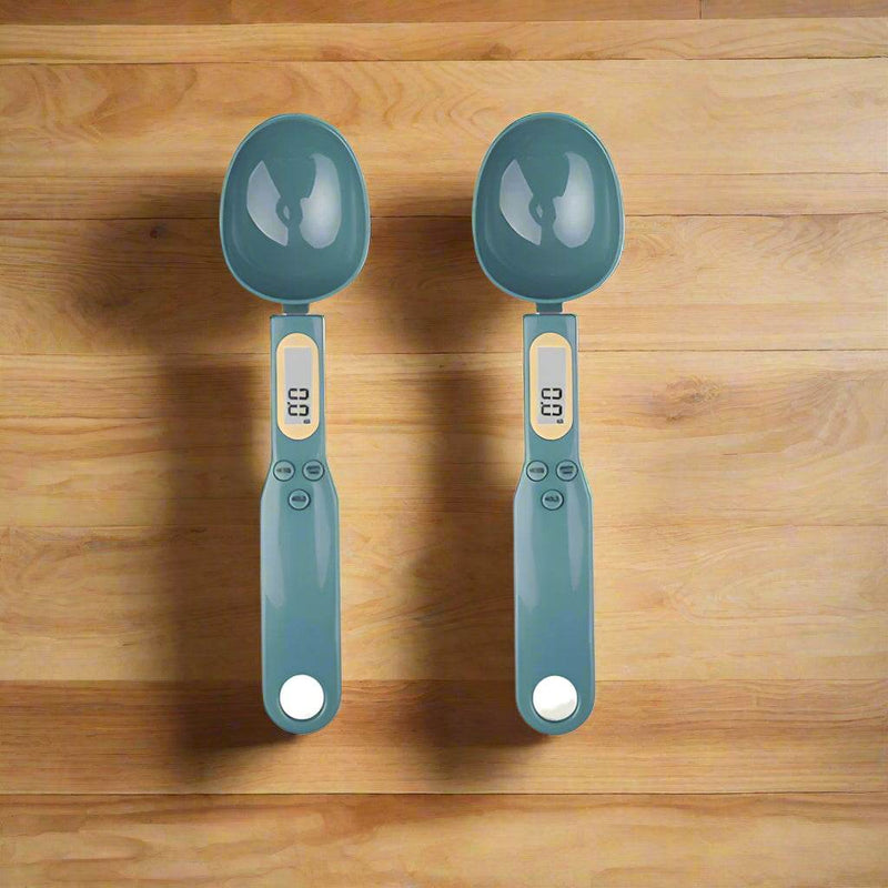 SmartPursue™ Mini Digital Spoon Scale – Precision Measuring Spoon Scale Tan 2PCS Emerald green / 1Kg