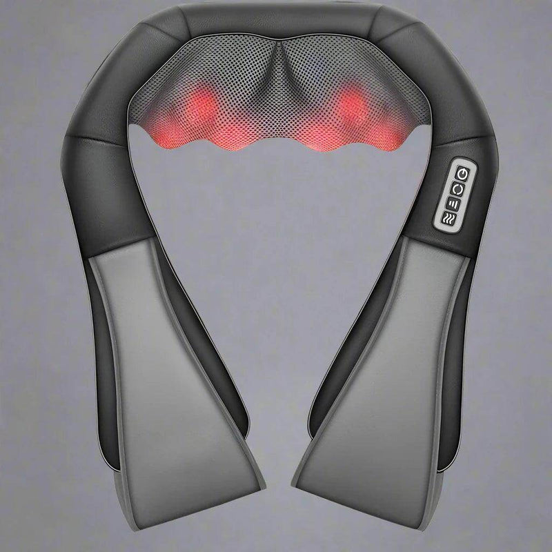 SmartPursue™ Heated Shiatsu Back and Neck Massager Massagers Dark Gray Black Gray / US Plug,Black Gray / EU Plug