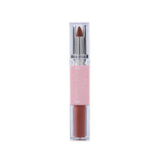 Prolux Cosmetics 2-in-1 Lipstick and Lip Gloss Combo Gray 1,2,3,4,5,6