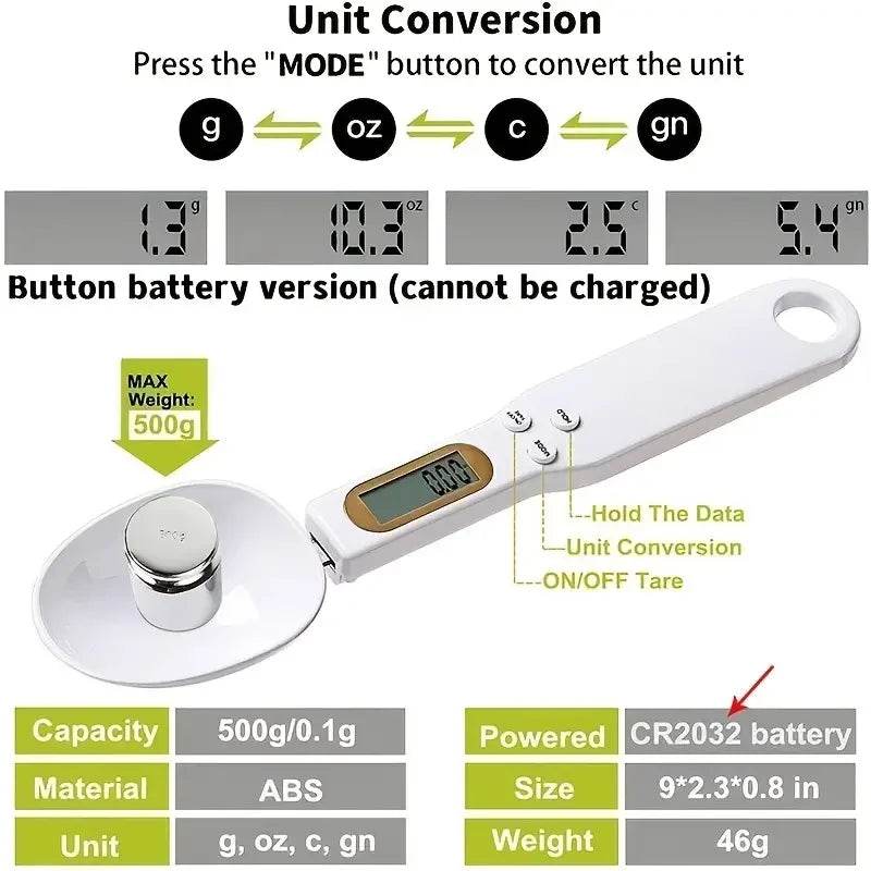 SmartPursue™ Mini Digital Spoon Scale – Precision Measuring Spoon Scale White Smoke Light green / 1Kg,Pink / 1Kg,Emerald green / 1Kg,Red / 1Kg,White / 1Kg,Black / 1Kg,2PCS Light green / 1Kg,2PCS Pink / 1Kg,2PCS Emerald green / 1Kg,2PCS White / 1Kg,2PCS Black / 1Kg,2PCS Red / 1Kg