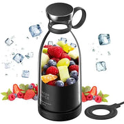 SmartPursue™ Portable Mini Juice Blender Bottle with Wireless Charging portable blender White Smoke Black