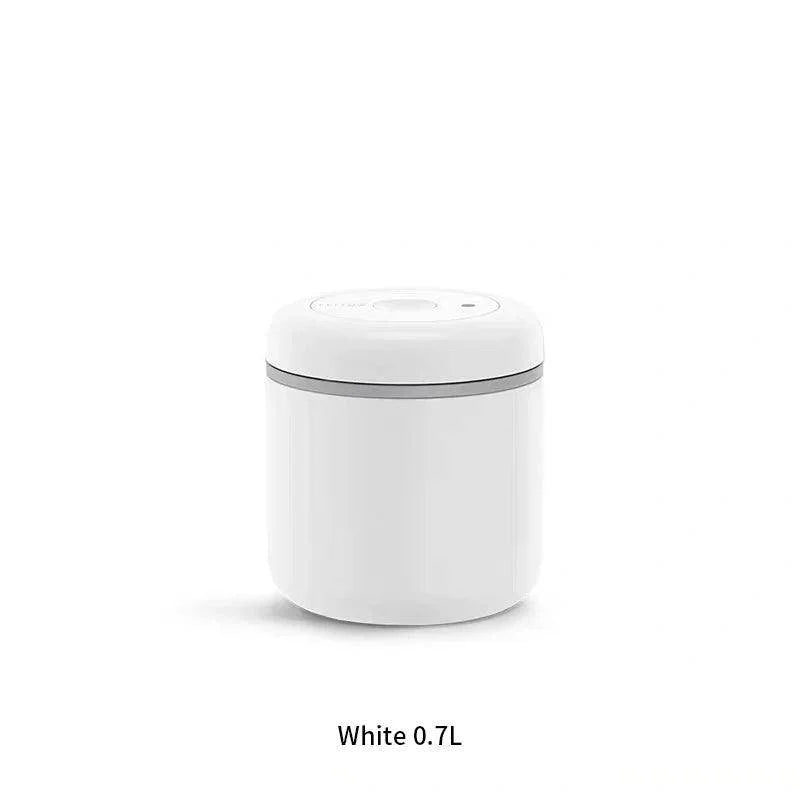 SmartPursue™ Fellow Atmos Airtight Coffee Bean Storage Jar Tank Kitchen Utensils White Smoke White 0.7L