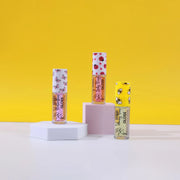 Prolux Cosmetics Cute Lip Gloss Lip Gloss Light Gray Yellow-Honey Bees,Pink-Lady Bugs,Purple-Butterflies