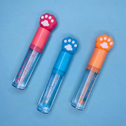 Prolux Cosmetics Purrfect Paw Best Lipgloss Lip Gloss Sky Blue peach - orange,cherry - pink,bubblegum - blue
