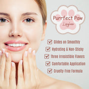 Prolux Cosmetics Purrfect Paw Best Lipgloss Lip Gloss Light Gray peach - orange,cherry - pink,bubblegum - blue