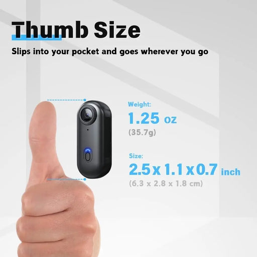 SmartPursue™ 4K Mini Vlog Camera with WiFi Mini Camera Lavender FHD 1080P (BK-Lite) / With 64G TF Card,FHD 1080P (BK-Lite) / With 128G TF Card,FHD 1080P (BK-Lite) / NO TF Card,FHD 1080P (BK-Lite) / With 32G TF Card,FHD 1080P (WH-Lite) / With 64G TF Card,FHD 1080P (WH-Lite) / With 128G TF Card,FHD 1080P (WH-Lite) / NO