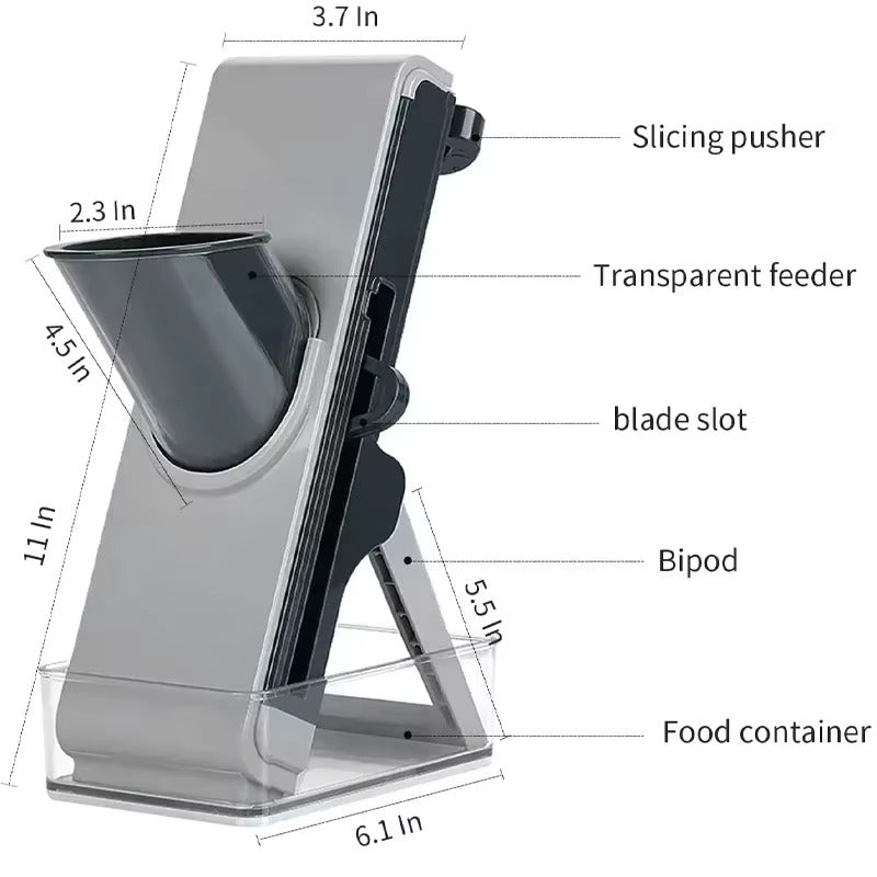 SmartPursue™ 15-in-1 Vegetable Chopper and Slicer Kitchen Slicers White Smoke As shown BLUE,As shown Gray,Grey,Red,Green,Peacock Blue