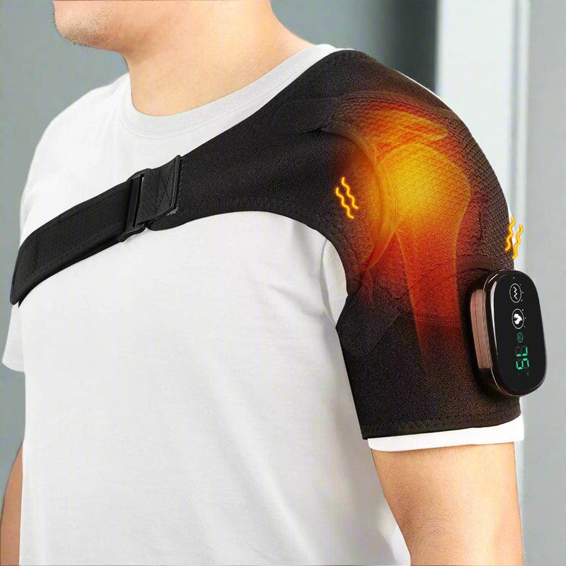 SmartPursue™ Neck and shoulder massager with heat Electric massagers Lavender Black,Gray