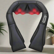 SmartPursue™ Heated Shiatsu Back and Neck Massager Massagers Dark Gray Black / US Plug,Black / EU Plug,Black Gray / US Plug,Black Gray / EU Plug