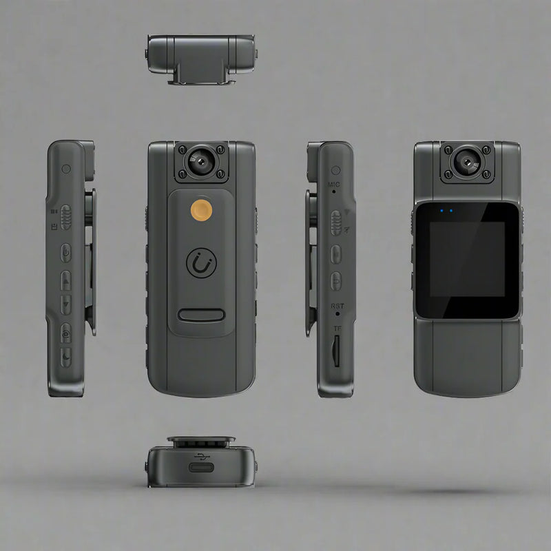 SmartPursue™ 1080P Body Camera with Night Vision Mini Camera Dark Gray New version / Without TF Card