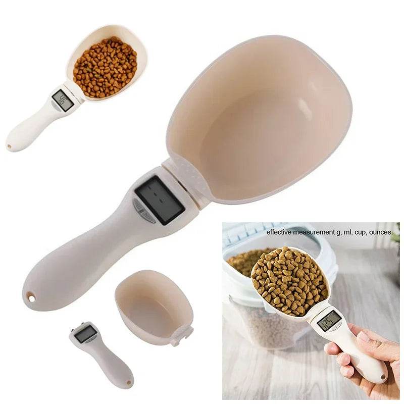 SmartPursue™ Digital Kitchen Scale – LCD Measuring Spoon Kitchen Scale White Smoke White
