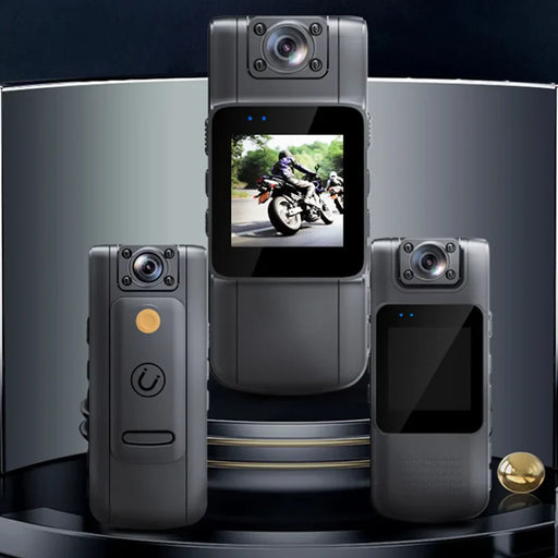 SmartPursue™ 1080P Body Camera with Night Vision Mini Camera Black New version / Without TF Card