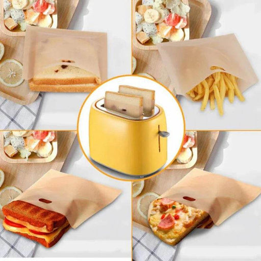 SmartPursue™ Reusable Toaster Bags Food Storage Lavender 5 pcs/16x16.5cm,5 pcs/17x19cm,5 pcs/16x18cm,5 pcs/20x22cm