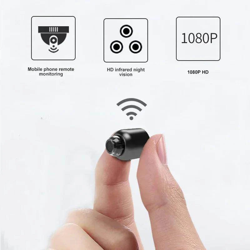 SmartPursue™ Mini Camera WiFi Night Vision Audio Video Recorder Spy Cam A9 Mini Camera White Smoke A / only camera,A / with 16G card,A / with 64G card