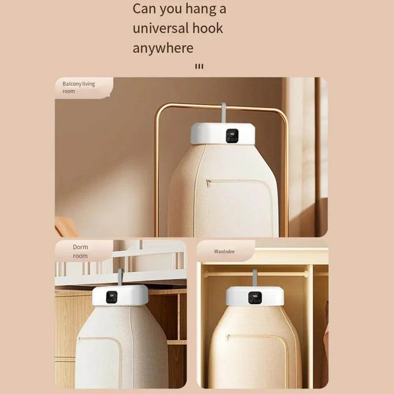 SmartPursue™ Portable Clothes Dryer for Apartments Cloth Dryer Wheat WHITE / US,WHITE / EU