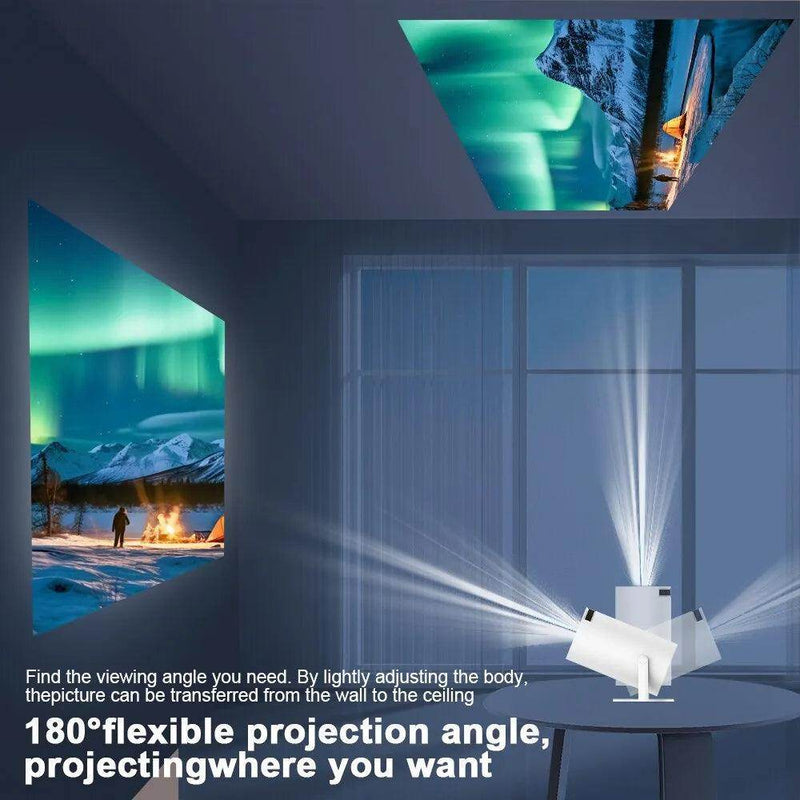 SmartPursue™ Portable 4K Projector - Home Cinema Outdoor Projetor Video Projector Dark Slate Gray Gray / US,Gray / EU,Gray / UK,White / US,White / EU,White / UK