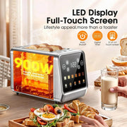 SmartPursue™ Stainless Steel Smart Digital Toaster Toaster Misty Rose