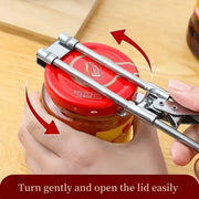 SmartPursue™ Adjustable Stainless Steel Jar & Bottle Opener Can Opener Khaki