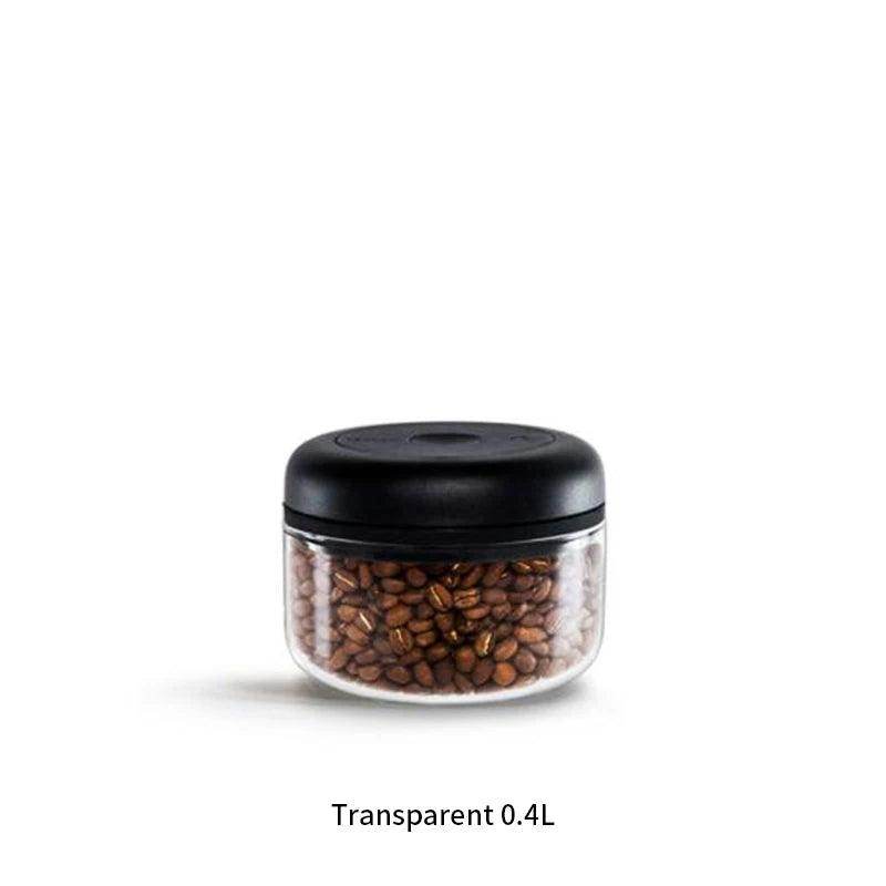 SmartPursue™ Fellow Atmos Airtight Coffee Bean Storage Jar Tank Kitchen Utensils White Smoke Transparent 0.4L