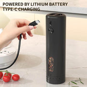 SmartPursue™ Rechargeable Electric Pepper Grinder Spice Grinders Antique White 1PCS,2PCS With Base