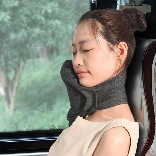 SmartPursue™ Memory Foam Travel Pillow for Sleeping Neck Pillows Light Slate Gray Gray 1.0,Black 3.0,Latex Upgraded Grey,Latex Upgraded Black,Latex Upgraded Red,Black1.0,Red 1.0,Light Gray 1.0,Gray 3.0
