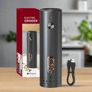 SmartPursue™ Rechargeable Electric Pepper Grinder Spice Grinders Light Slate Gray 1PCS,2PCS With Base
