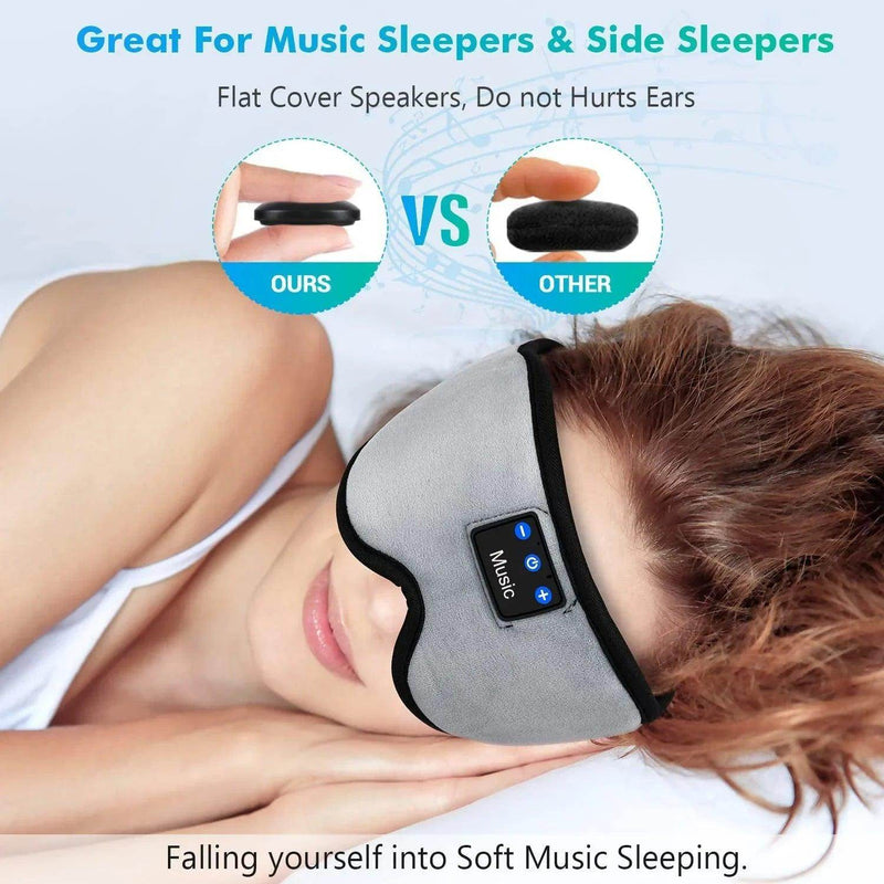 SmartPursue™ Wireless Sleep Headphones for Side Sleepers sleep headphone Lavender Rose pink,3D Pink,3D Blue,3D Black,3D Gray