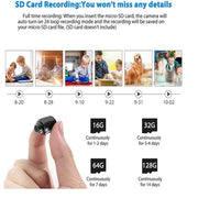 SmartPursue™ Mini Camera WiFi Night Vision Audio Video Recorder Spy Cam A9 Mini Camera White Smoke A / only camera,A / with 16G card,A / with 64G card,Black HD / only camera,White HD / Only Camera,White HD / With 32G Card,White HD / With 64G Card,Black HD / with 64G card