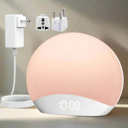 SmartPursue™ Sunrise Alarm Clock Alarm Clocks Antique White American,British,Australian,European