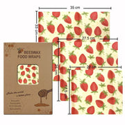SmartPursue™ Eco-Friendly Reusable Food Wraps beeswax food wraps