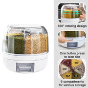 SmartPursue™ 360° Rotatable Grain Dispenser Grain Dispenser White Smoke WHITE,Ivory,green