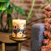 Rosy Rings Signature Botanical Candle - Spicy Apple Medium Botanical Candle Dark Slate Gray