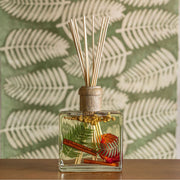 Rosy Rings Signature Botanical Reed Diffuser - Spicy Apple 13oz Botanical Diffuser Dark Sea Green