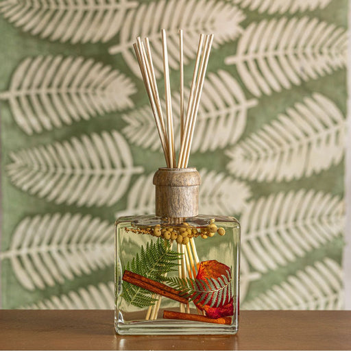 Rosy Rings Signature Botanical Reed Diffuser - Spicy Apple 13oz Botanical Diffuser Dark Sea Green