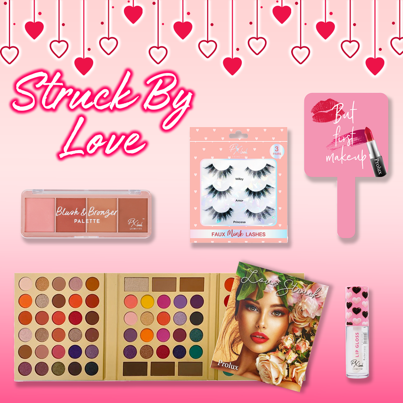 Prolux Cosmetics Struck By Love Bundle Pink