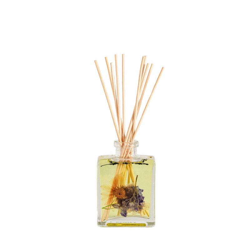 Rosy Rings Accent Botanical Reed Diffuser - Roman Lavender 4oz Botanical Diffuser White Smoke