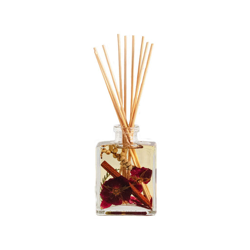 Rosy Rings Accent Botanical Reed Diffuser - Spicy Apple 4oz Botanical Diffuser Wheat