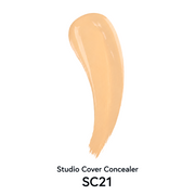 Sydoni Skincare and Beauty SYDONI STUDIO COVER SOFT MATTE LIQUID CONCEALER – Flawless Coverage, Seamless Finish 0.35 OZ. Liquid Concealer White Smoke SC21-Warm Neutral